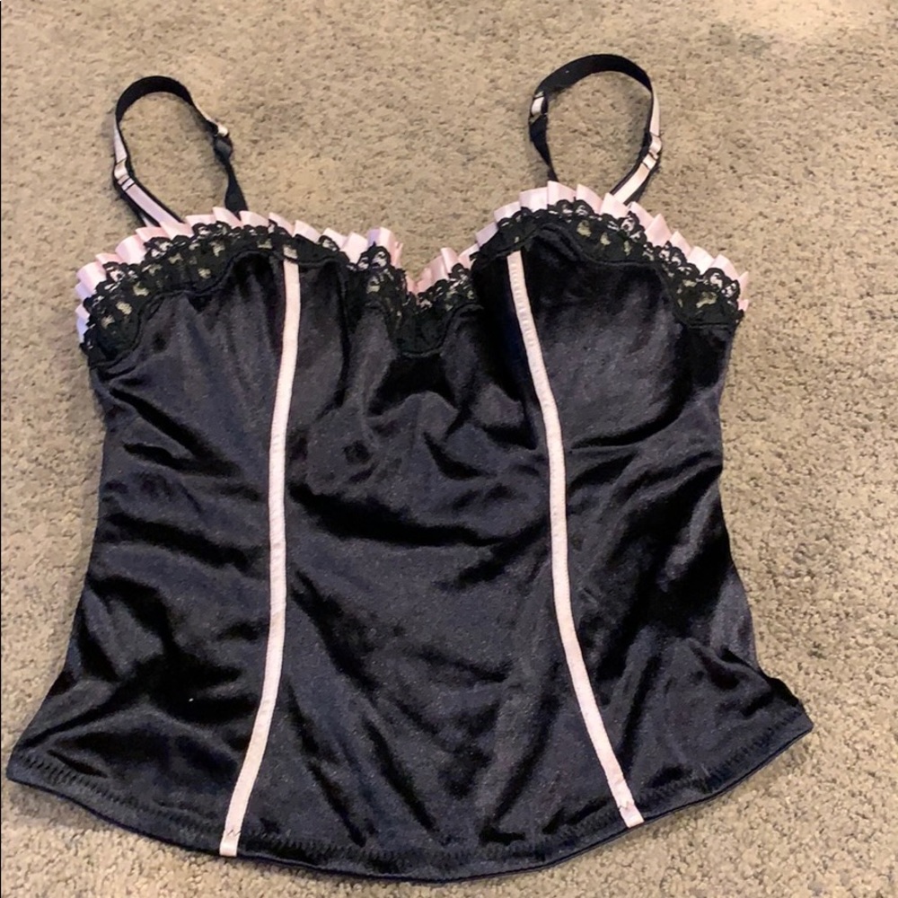NWOT Victoria Secret black corset